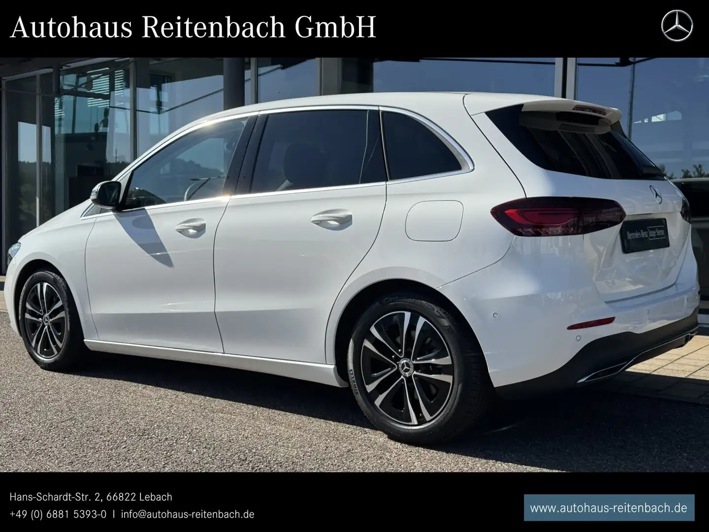 Mercedes-Benz B 200 B200 PROGRESSIVE+AHK+KAMER LED+LENK&SITZHZG+NAVI Weiß - 2