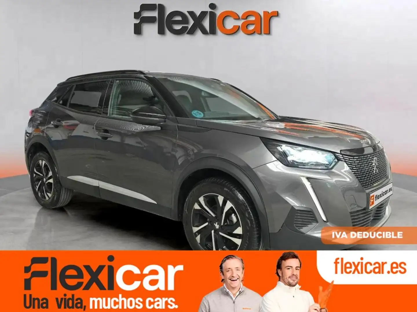 Peugeot 2008 1.2 PureTech S&S Allure EAT8 130 Gris - 1