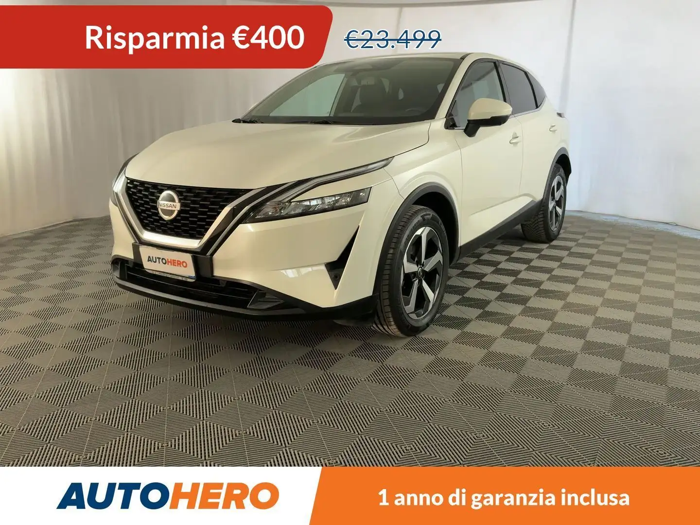 Nissan Qashqai 1.3 DIG-T Mild-Hybrid N-Connecta MHEV Bianco - 1