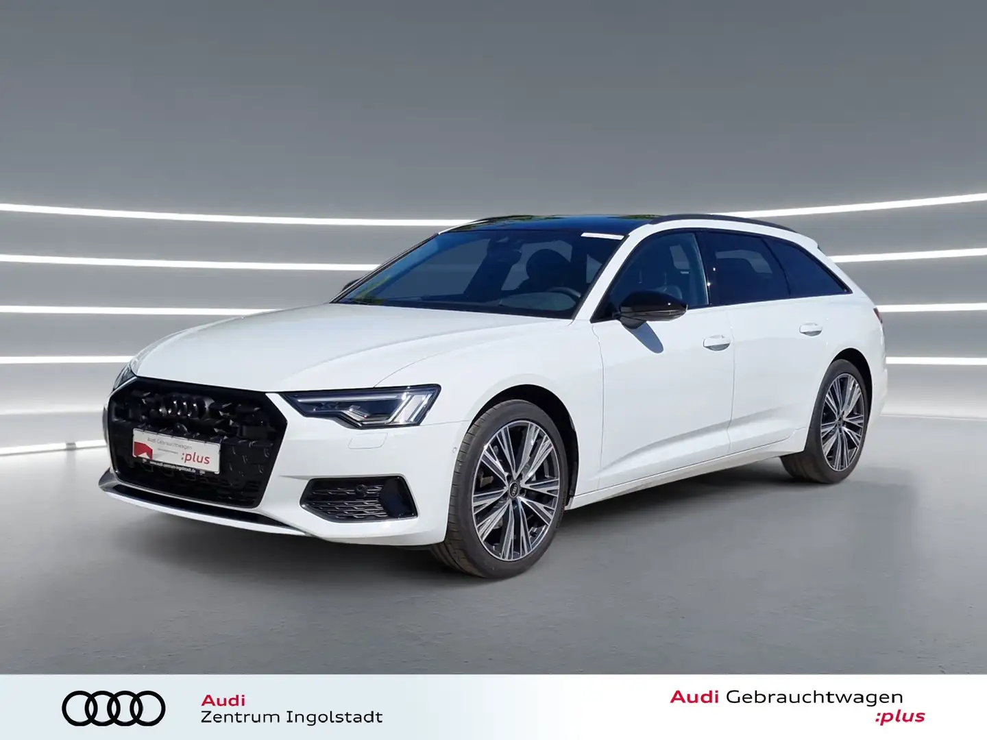 Audi A6 Avant 45 TFSI qu S line MATRIX STHZG Pano 20" adva Weiß - 2