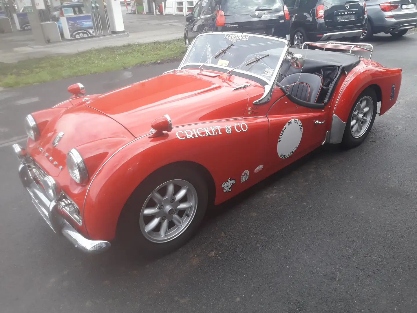 Triumph TR3 Červená - 1