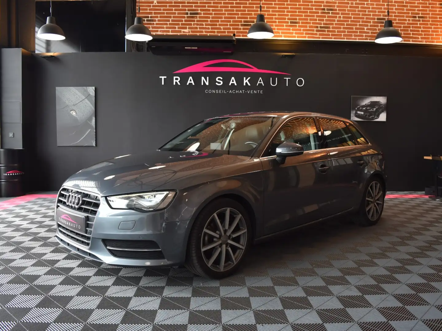 Audi A3 A3 Sportback 2.0 TDI 150 Ambition Luxe Gris - 1