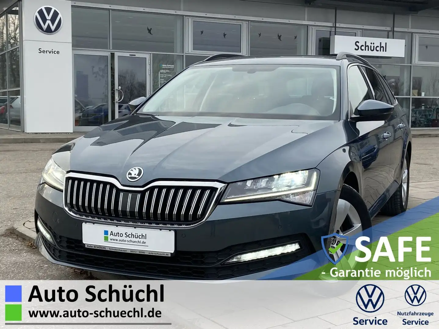 Skoda Superb Combi 2.0 TDI DSG AHK+17"+NAVI+LED+SMART- Gris - 1