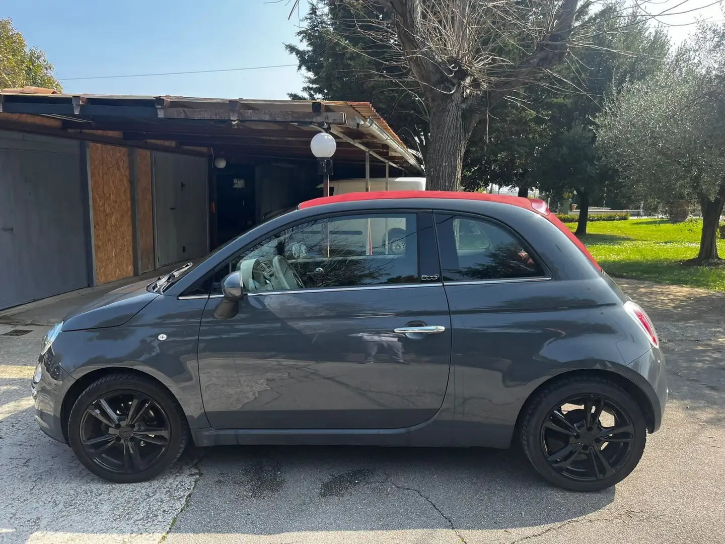 Fiat 500C 0.9 t.air t. Rock 85cv Grigio - 1