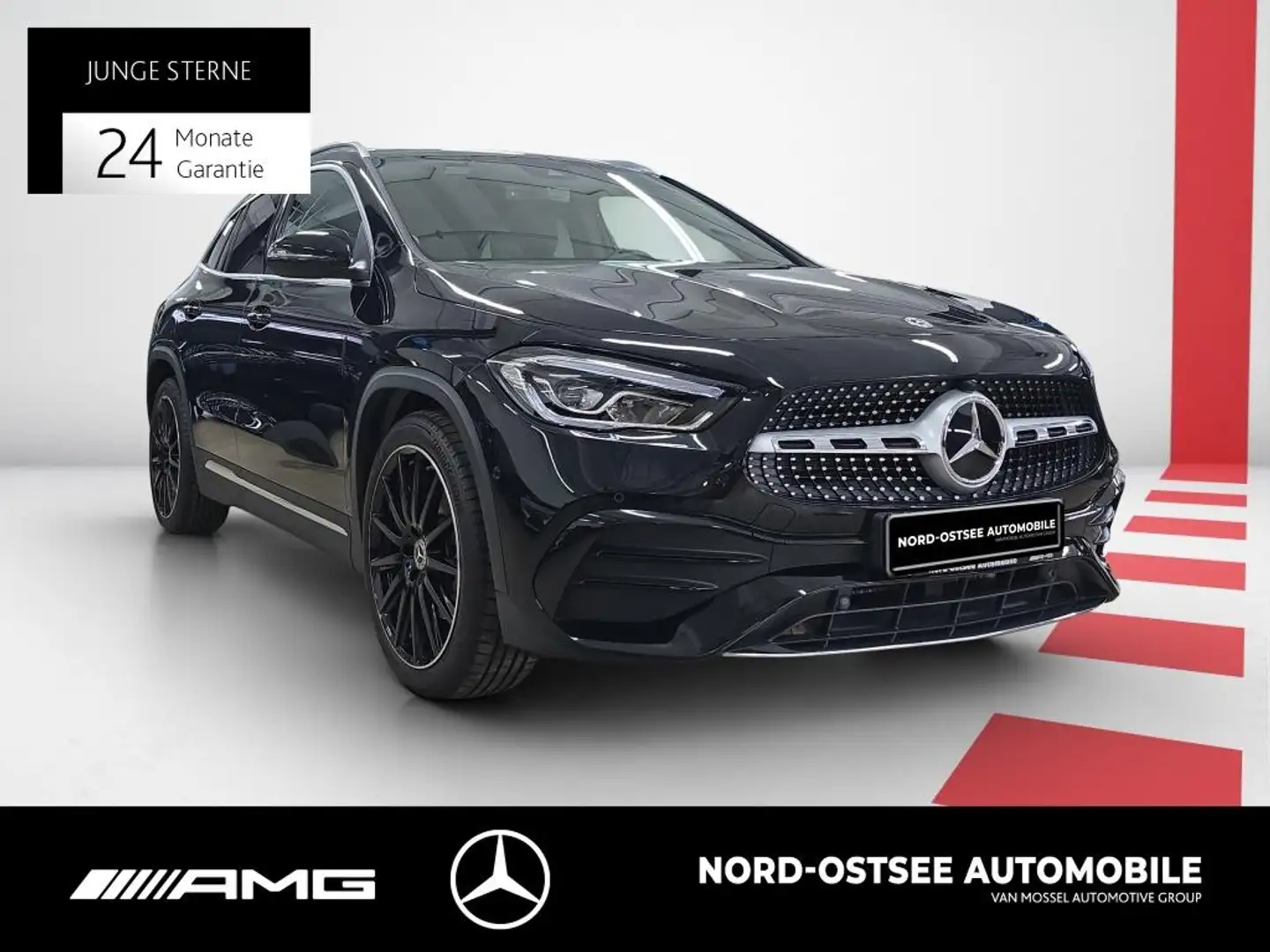 Mercedes-Benz GLA 250 4M AMG PANO PARKPAKET SOUND LED NAVI SH Schwarz - 2
