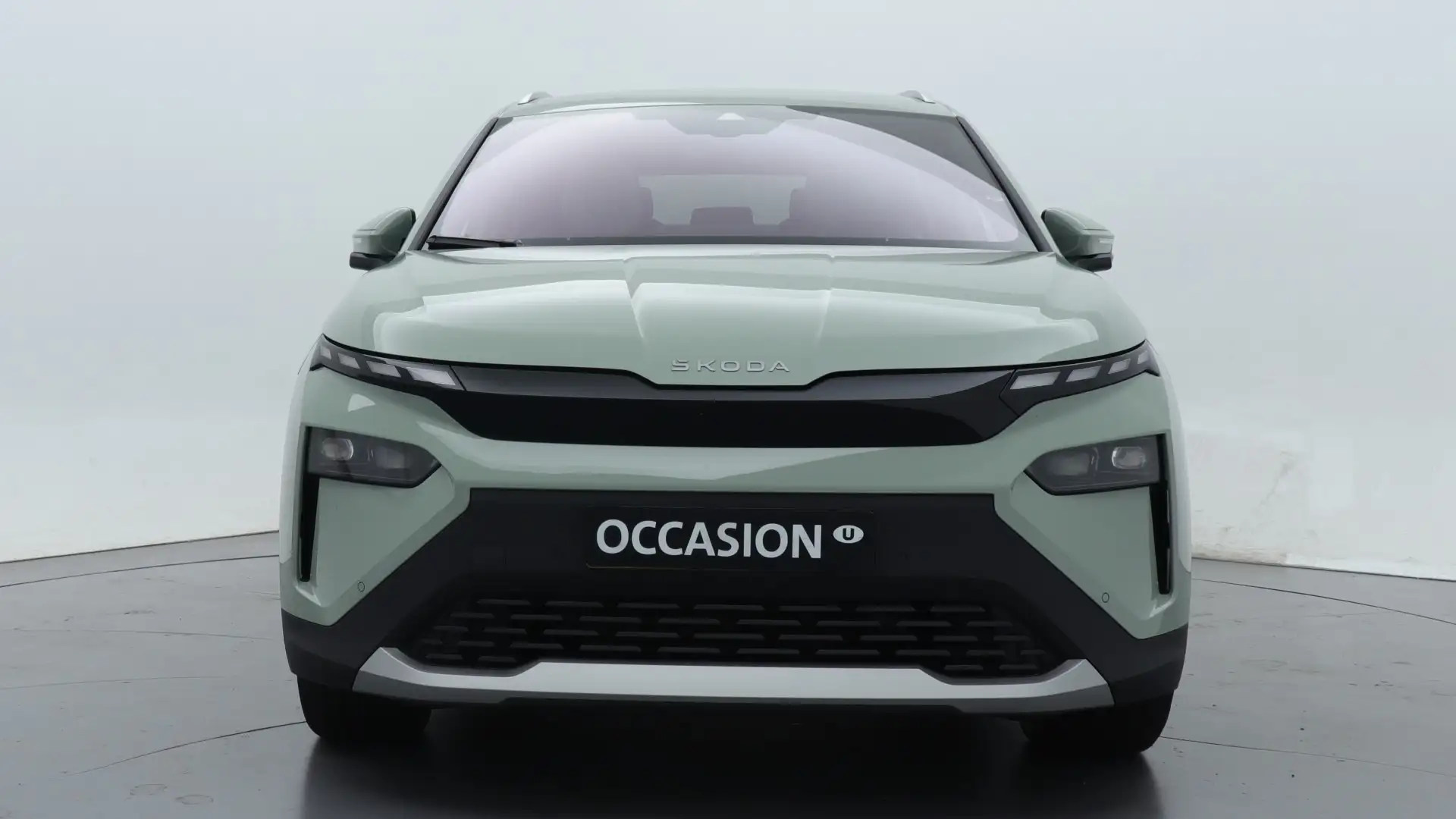 Skoda Elroq 85 Business Edition / Demonstratievoertuig Groen - 2