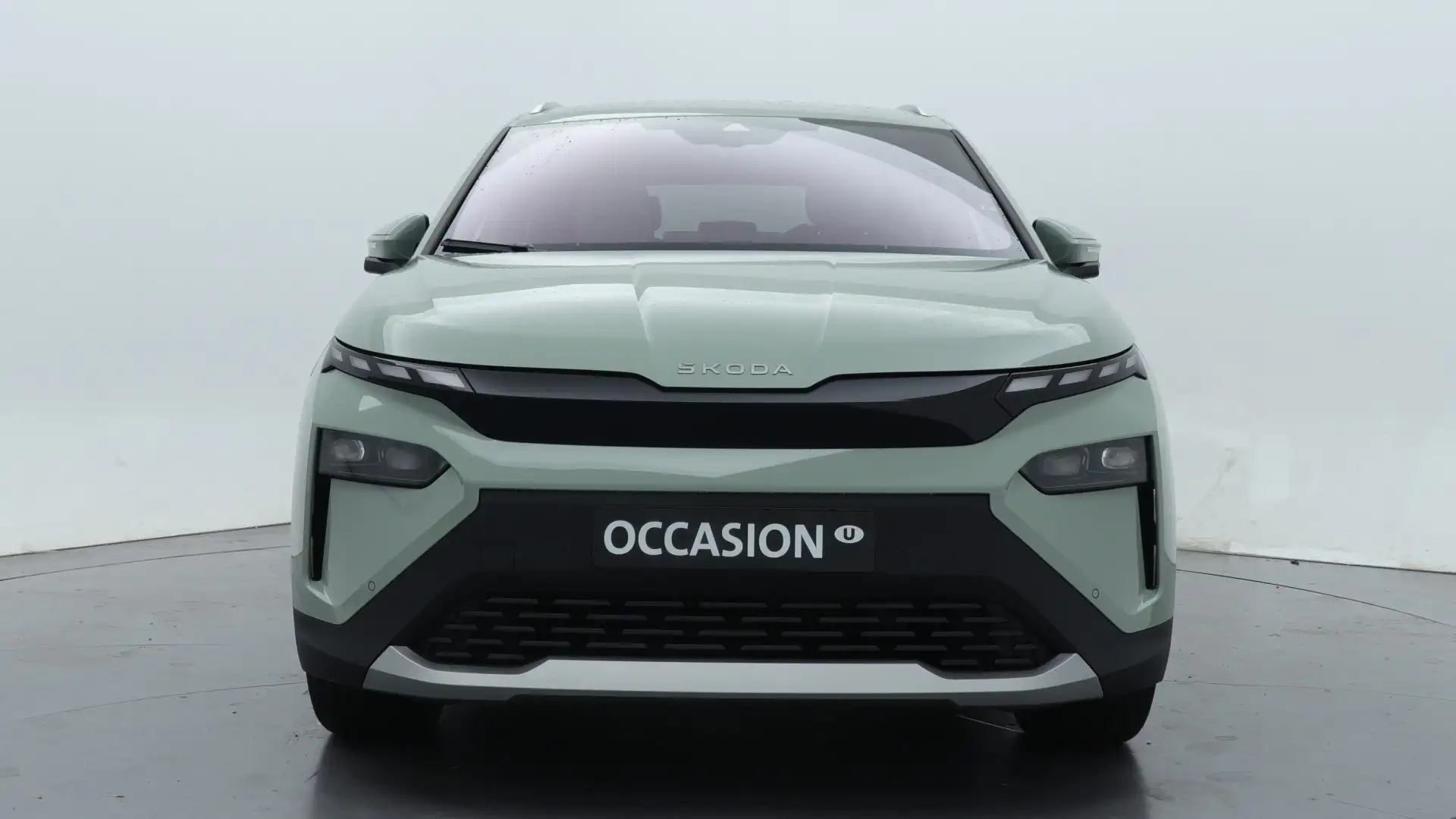 Skoda Elroq 85 Business Edition / Demonstratievoertuig Groen - 2