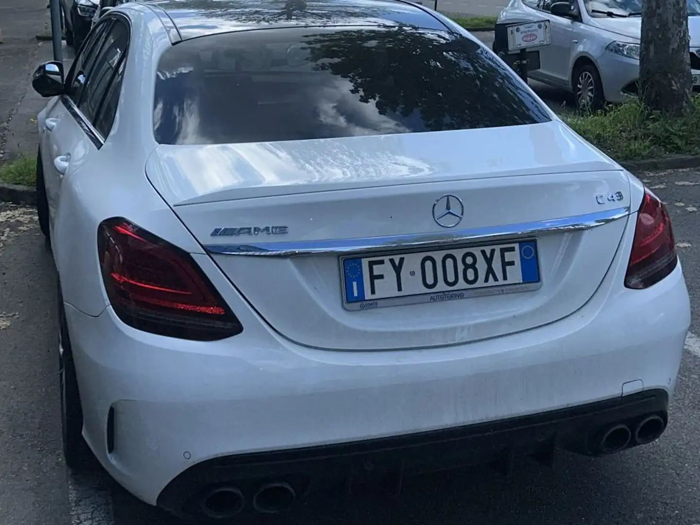Mercedes-Benz C 43 AMG Classe C-W205 2018 Berlina 4matic auto Bianco - 1