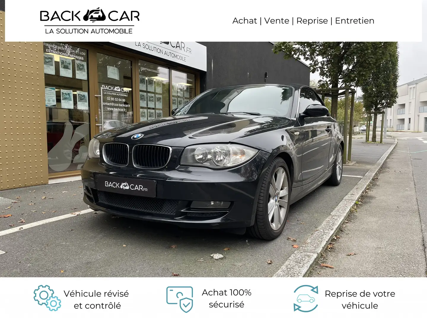 BMW 118 118i 143 ch Luxe A Noir - 1