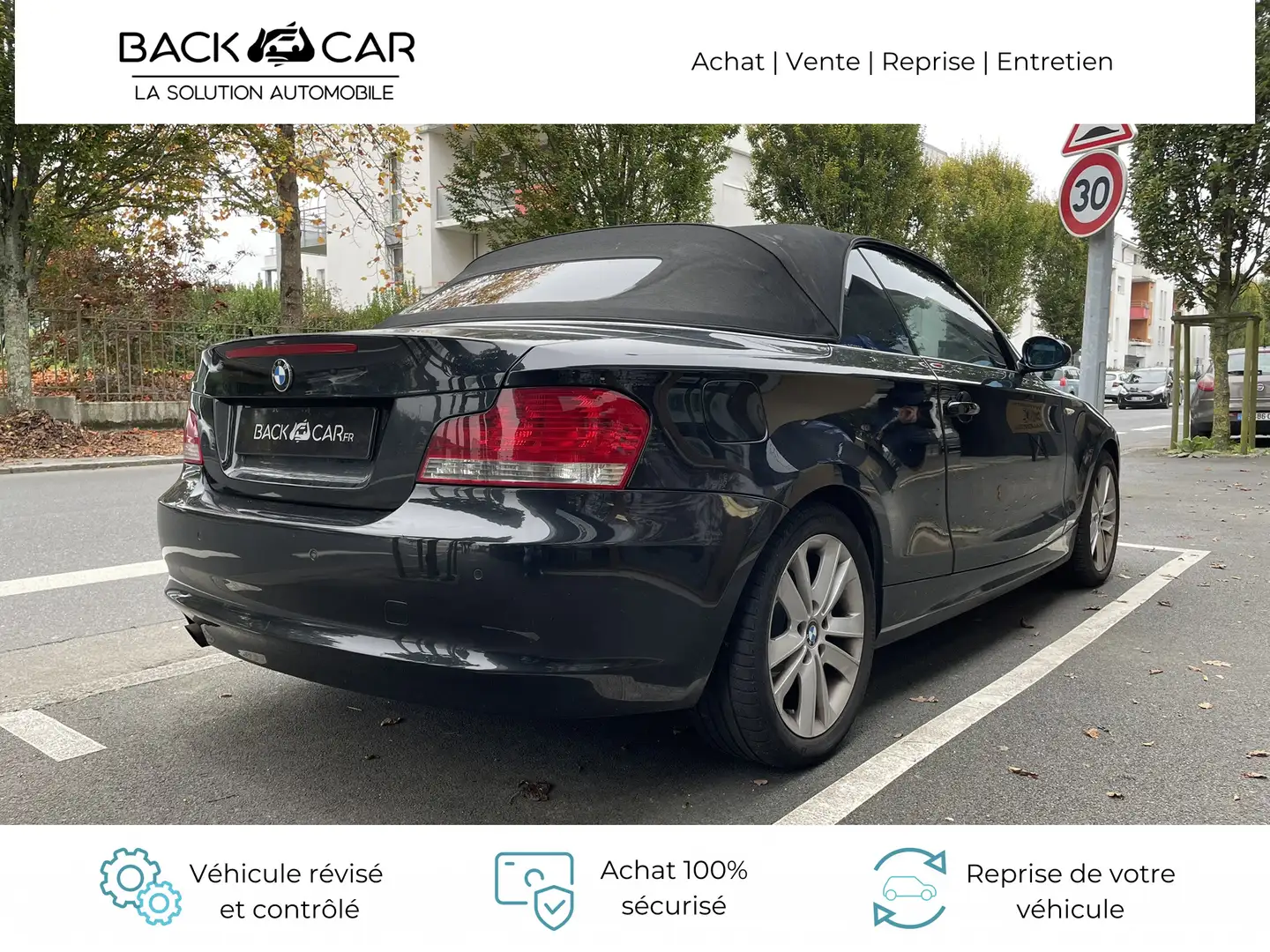 BMW 118 118i 143 ch Luxe A Schwarz - 2