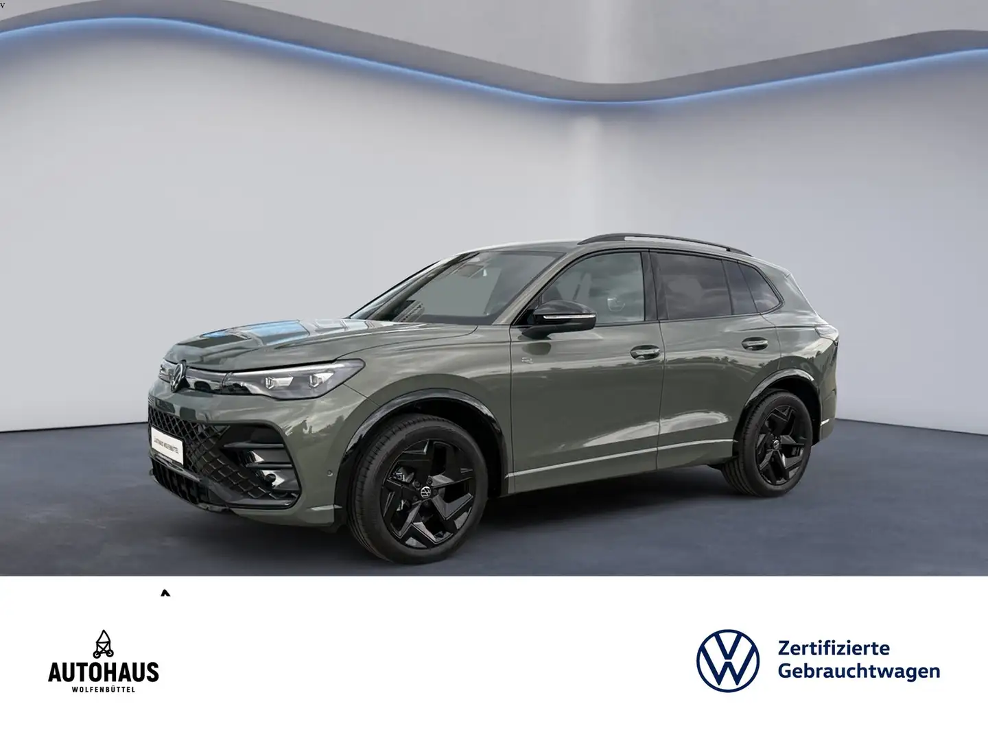 Volkswagen Tiguan R-Line Black Style 1.5 eTSI DSG AHK KAM Grün - 1