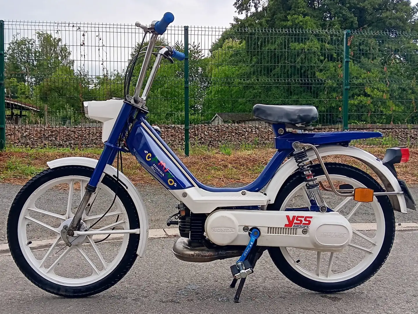 Honda Camino Pa50 vario Bleu - 1