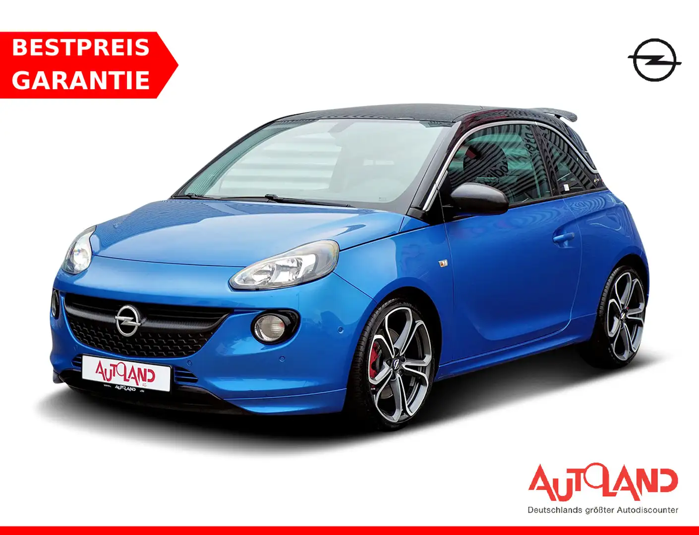 Opel Adam 1.4 Turbo S Klimaaut. PDC Sitzheizung USB Blau - 1
