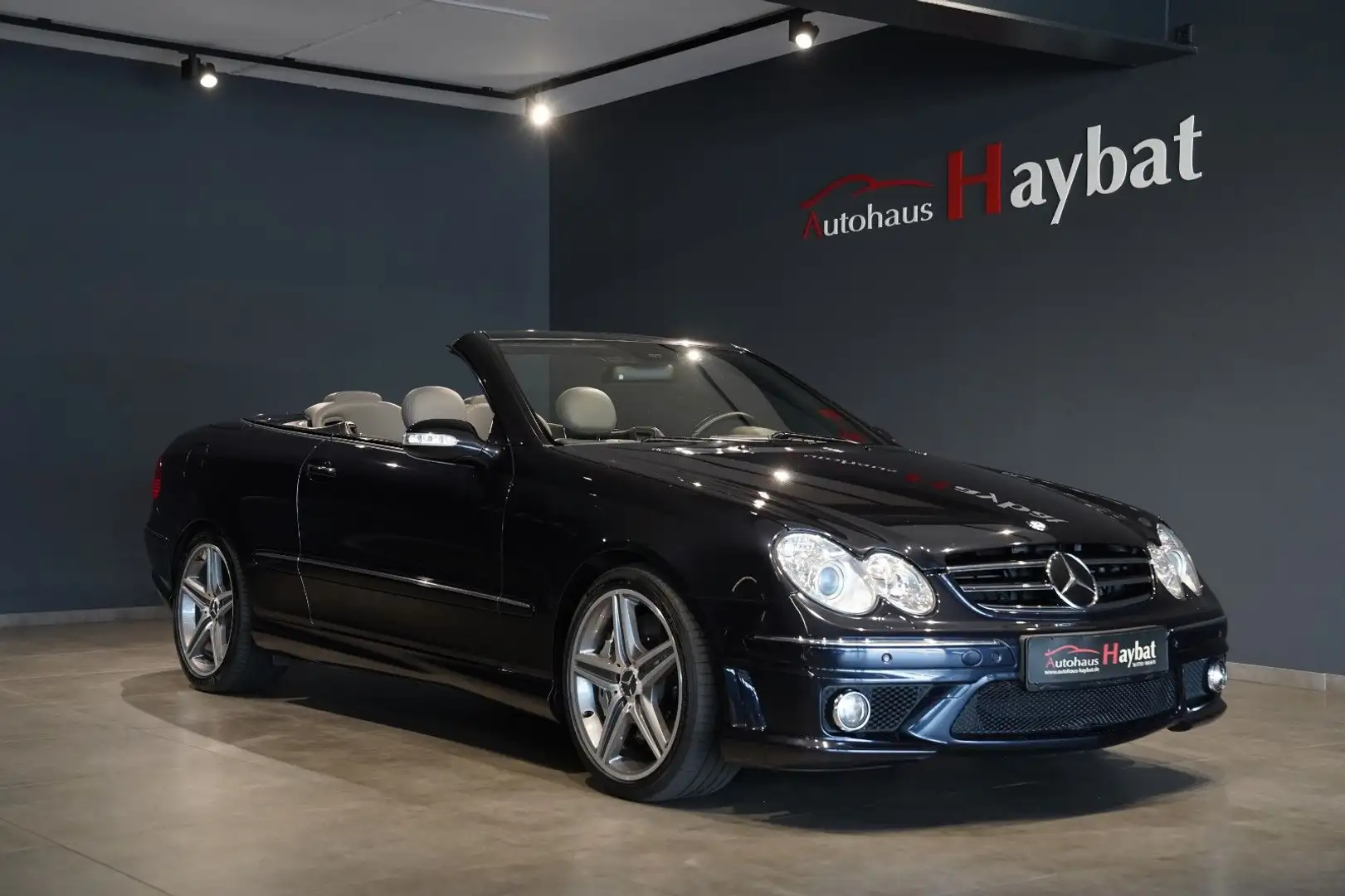 Mercedes-Benz CLK 63 AMG Cabrio Deutsch/MB Scheckheft- 2.Hand Negru - 1