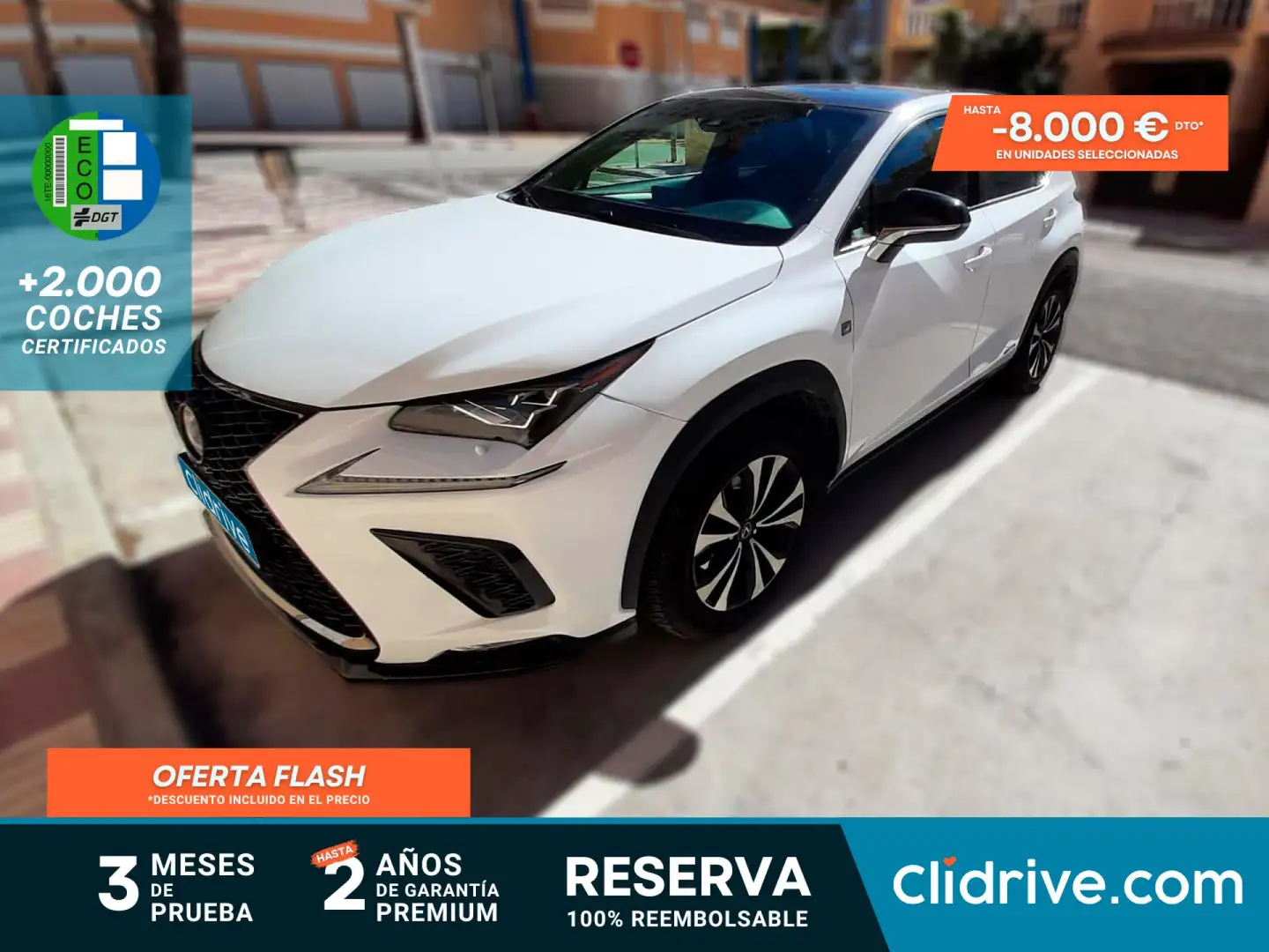 Lexus NX 300h F Sport Kick Power+ Panorámico 4WD Blanc - 1