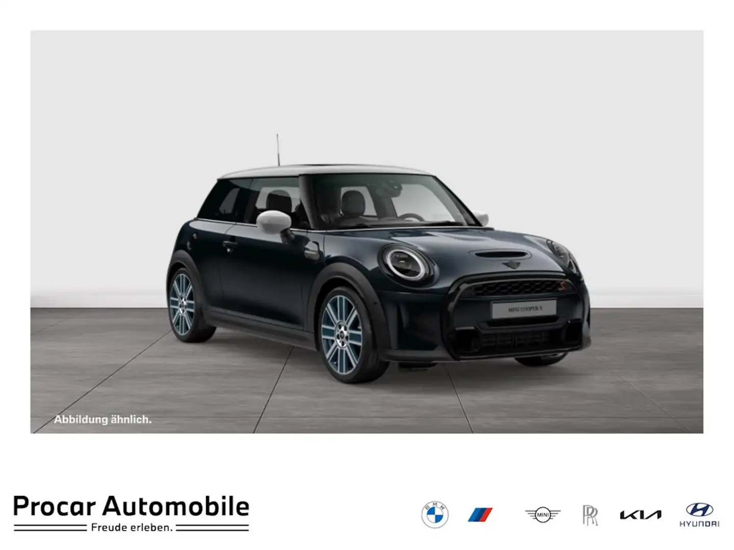 MINI Cooper S 3-Türer Pano HeadUp Kamera Leder LED Schwarz - 1