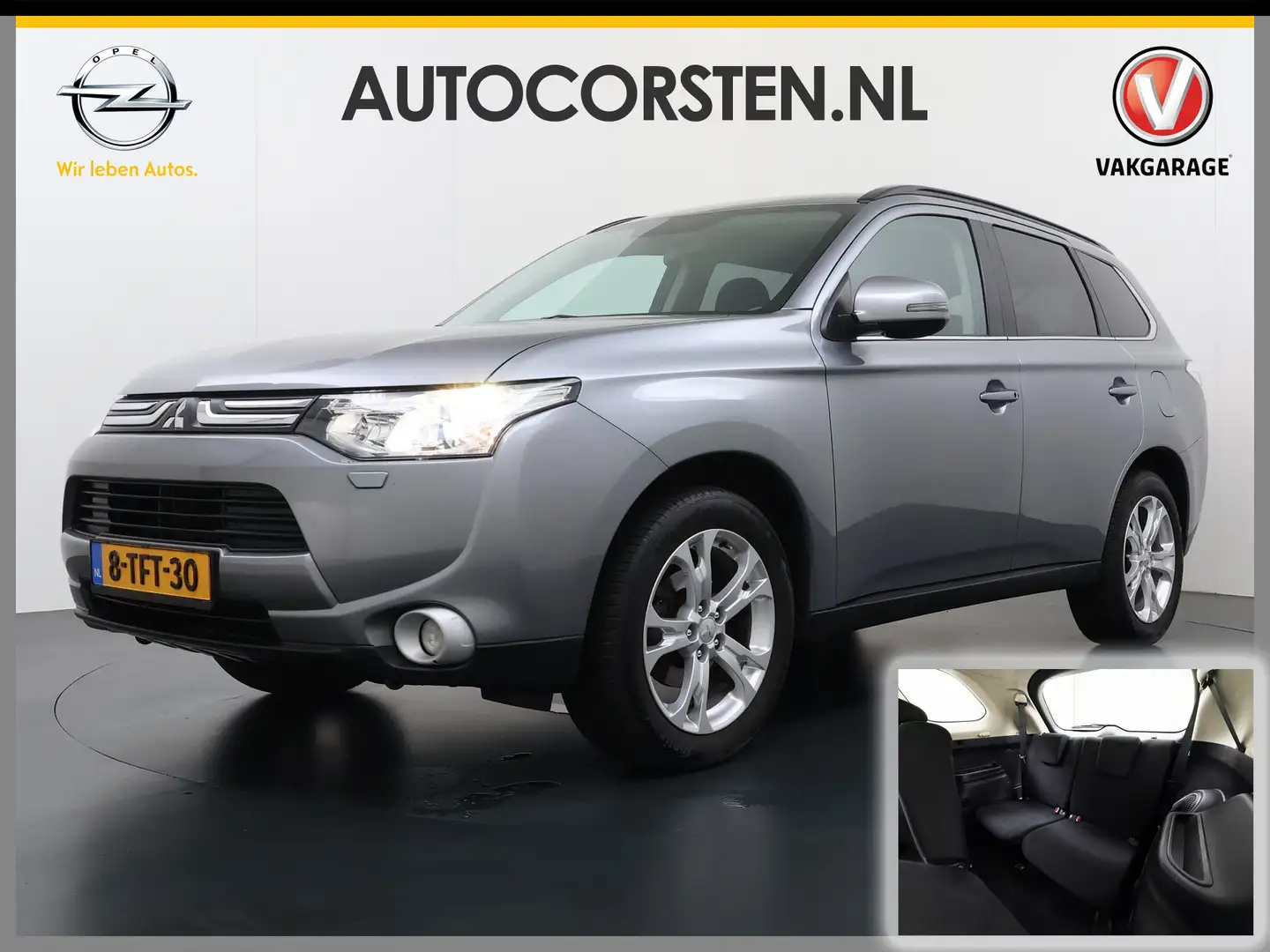 Mitsubishi Outlander 2.0I AUT. 7-Persoons Trekhaak Ecc Cruise Control K Grau - 1
