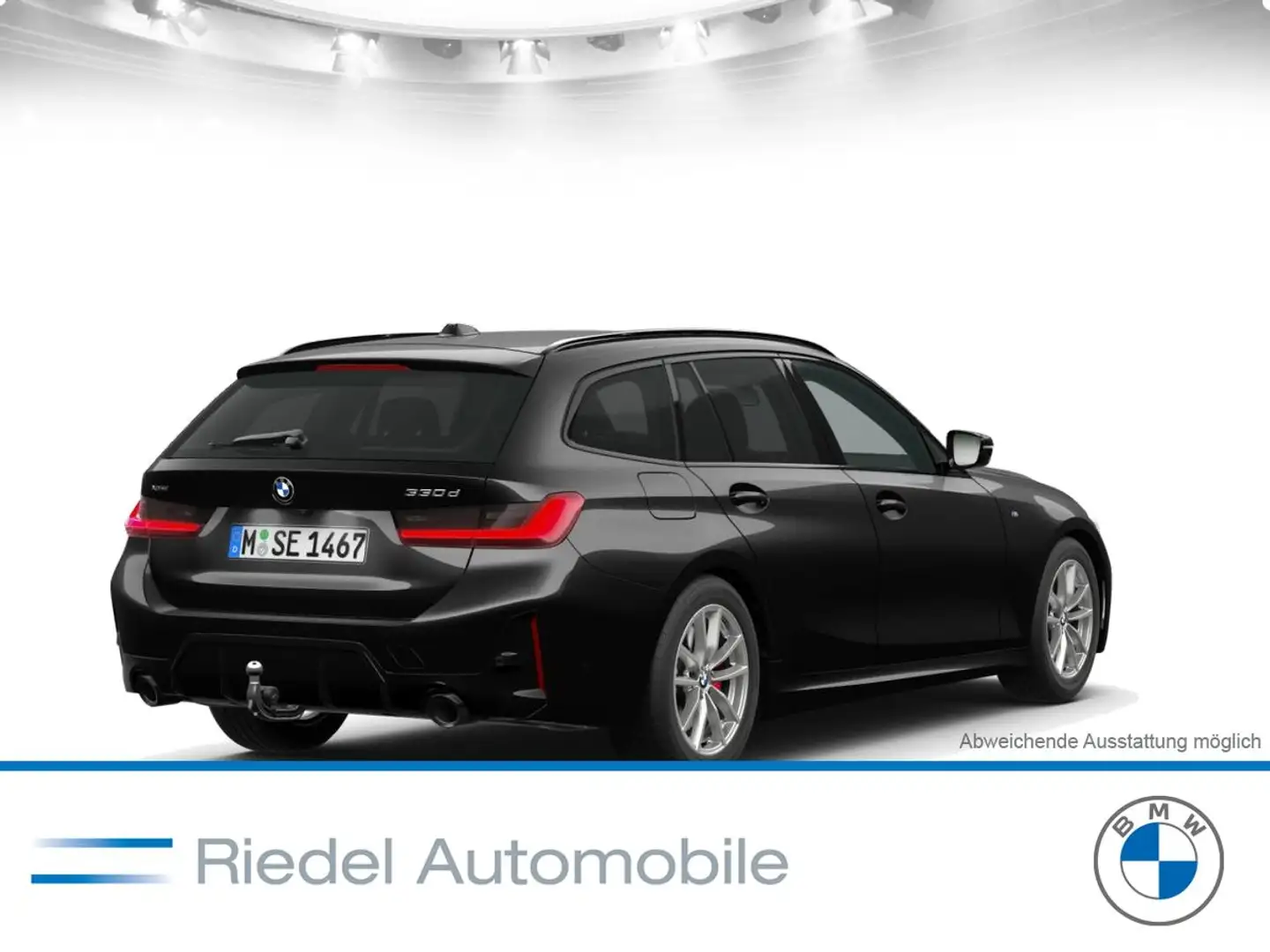 BMW 330 d xDrive Touring M Sportpaket Pro*AHK*ACC*PA+ Schwarz - 2