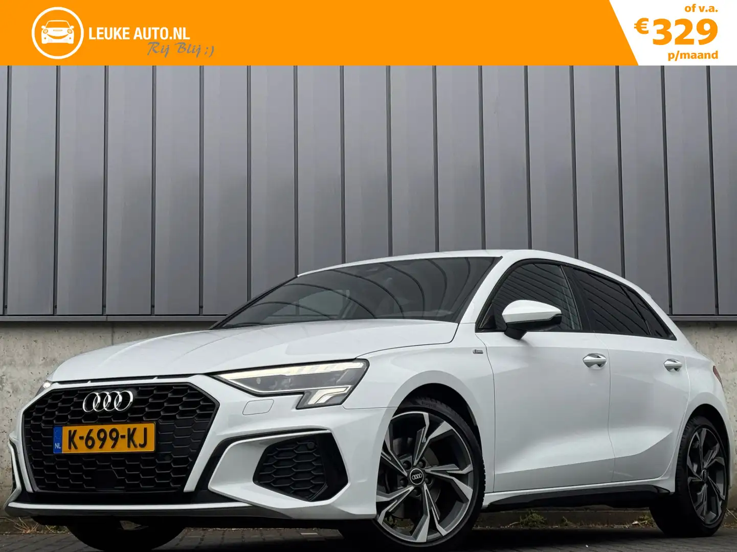 Audi A3 Sportback 30 TFSI Automaat 3X S-Line *NL-AUTO* Wit - 1