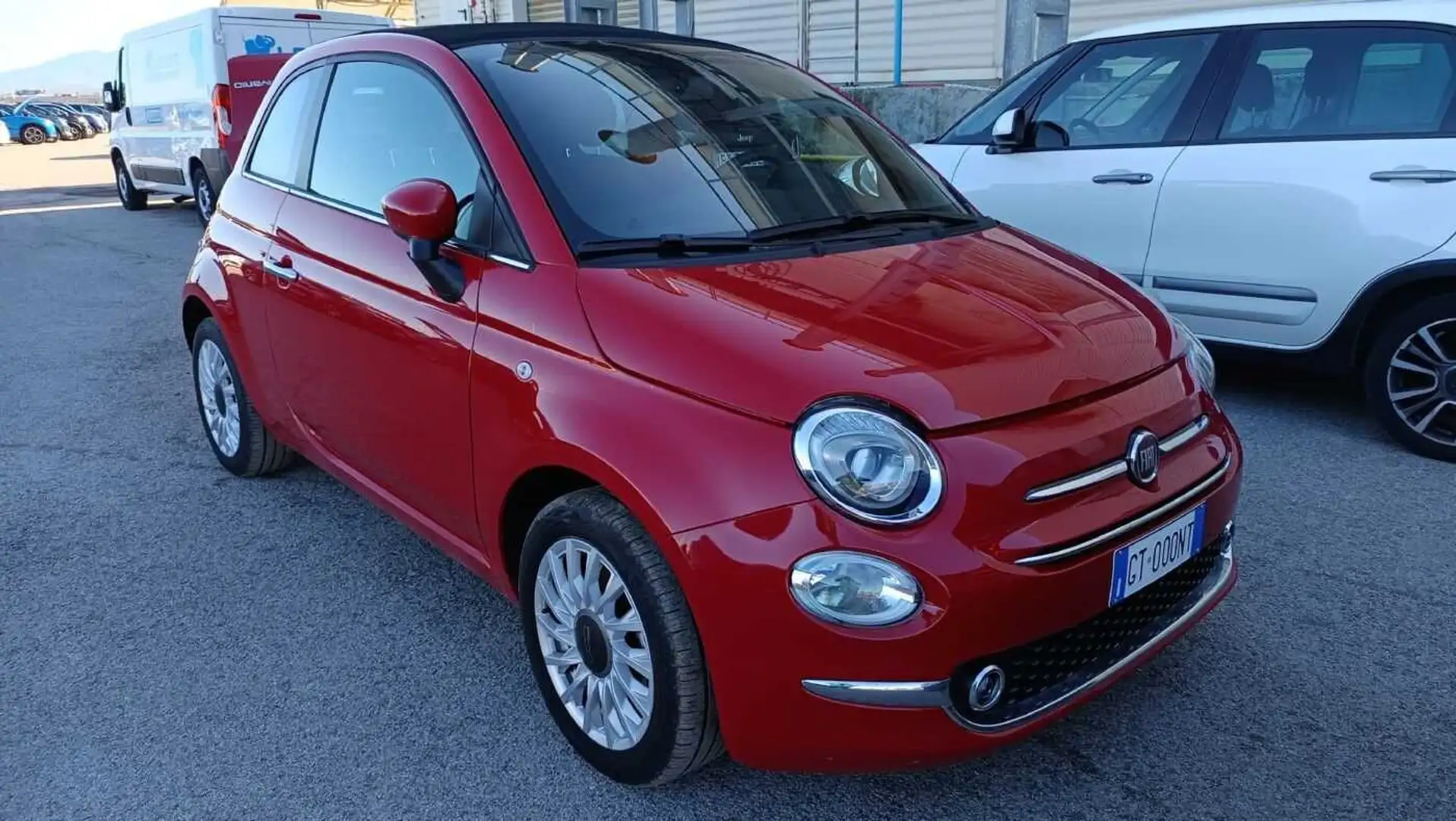 Fiat 500C 500 C 1.0 Hybrid Dolcevita Rosso - 2