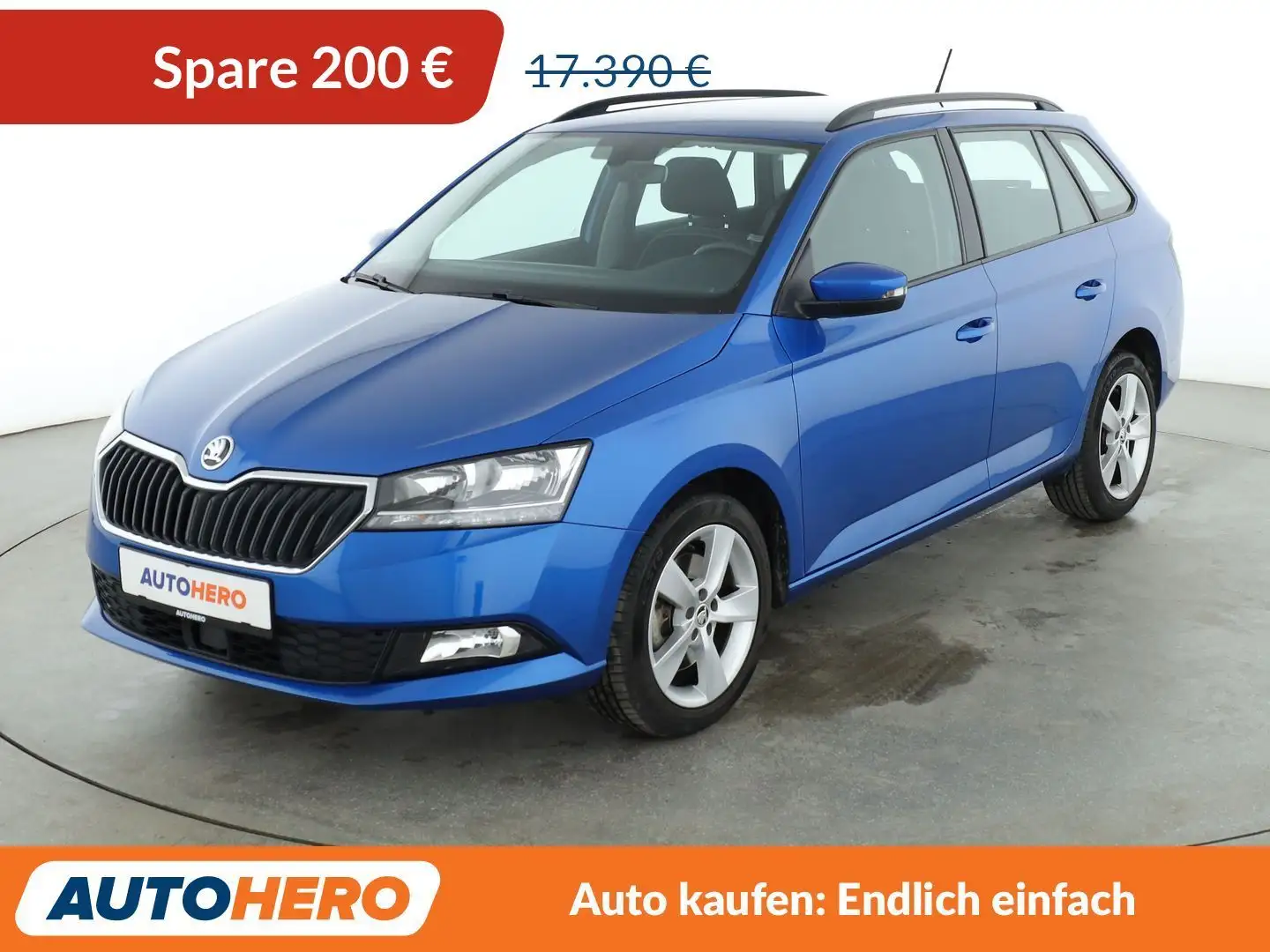Skoda Fabia 1.0 TSI Style*NAVI*PDC*SHZ*KLIMA*TEMPO* Blau - 1