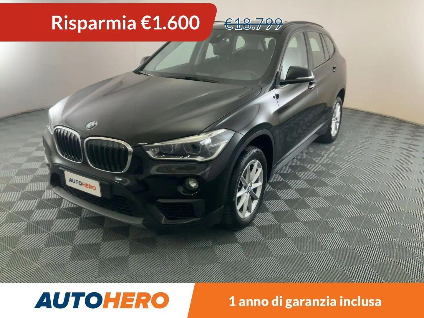 BMW X1 sDrive 18d Advantage Nero - 1