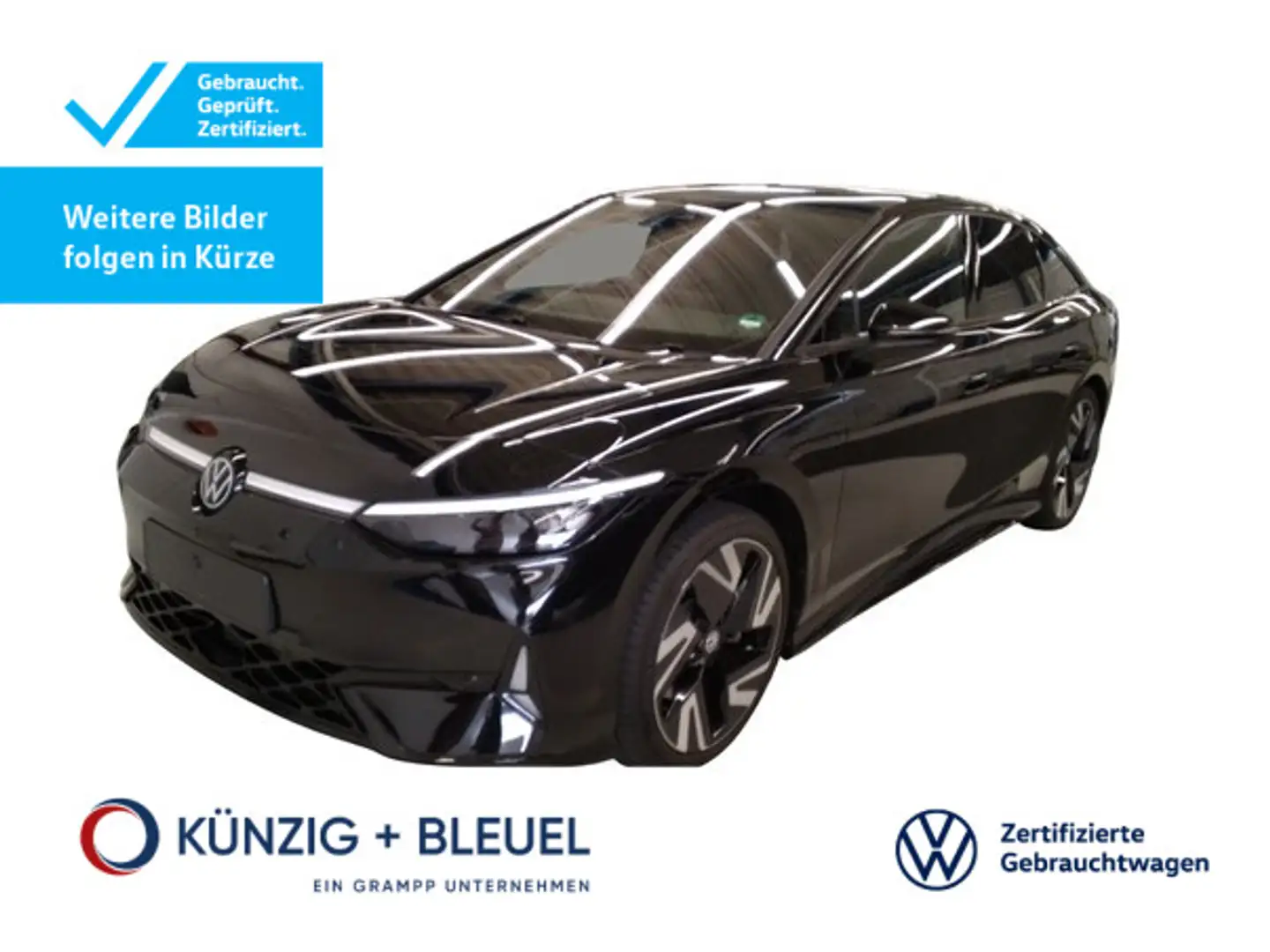 Volkswagen ID.7 GTX 4MO 340 PS*Nav*AHK*360°Kam*Pano*Harman* Schwarz - 1