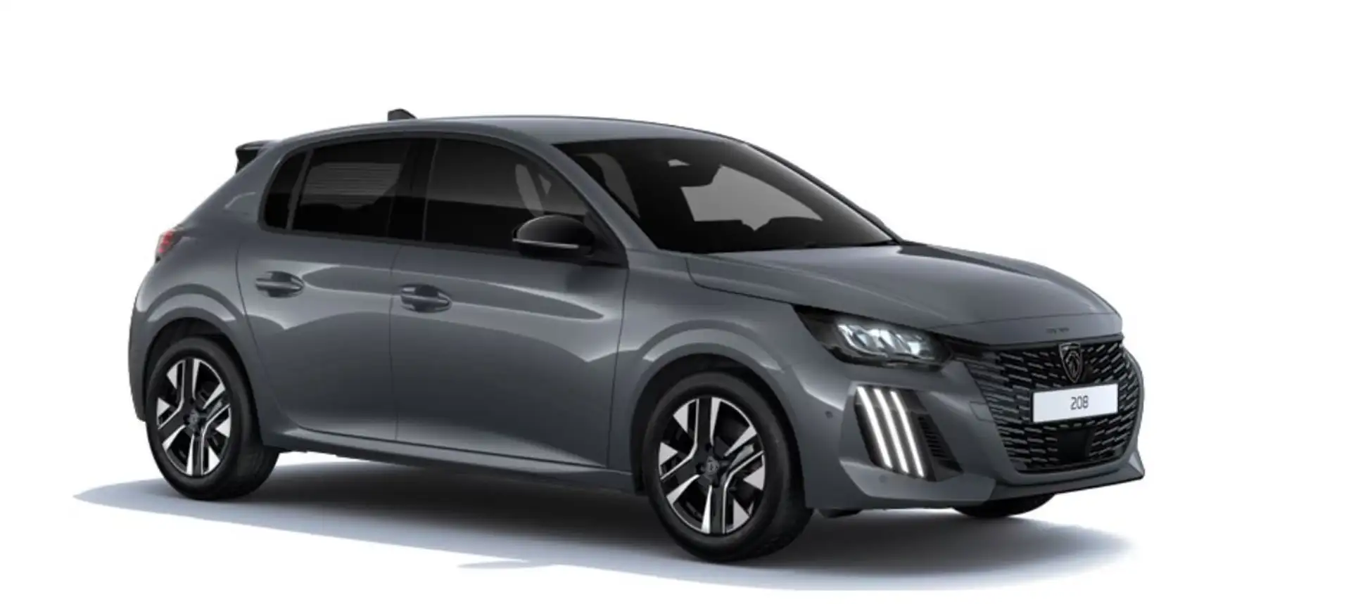 Peugeot 208 Hybrid 100 Allure Grau - 1
