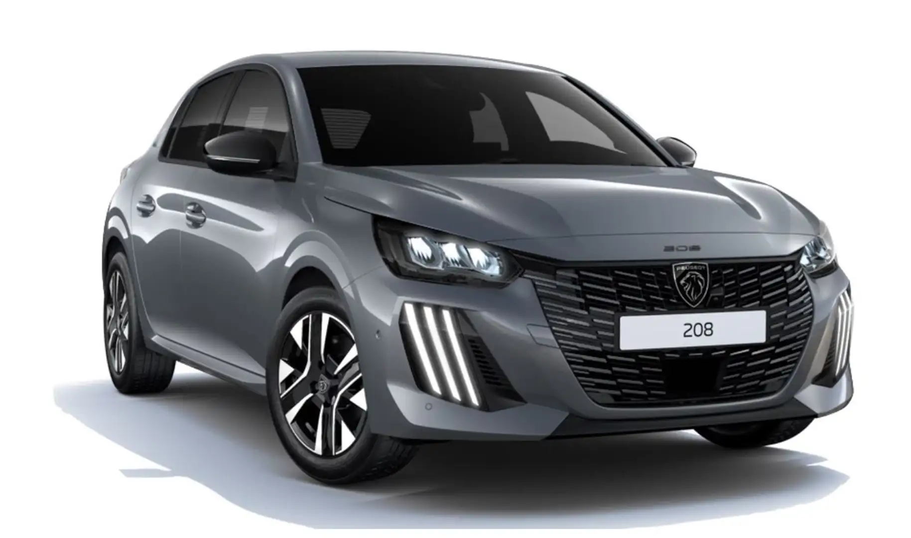 Peugeot 208 Hybrid 100 Allure Grau - 2
