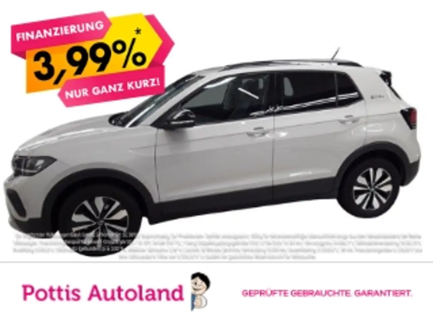 Volkswagen T-Cross 1.0 TSI GOAL NAVI KLIMA PDC SHZG Grau - 1