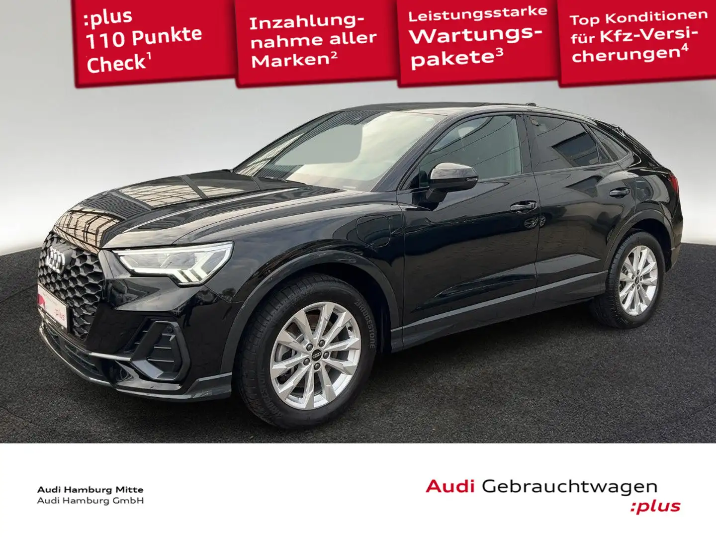 Audi Q3 45 TFSI e S tronic S line Navi LED Schwarz - 1