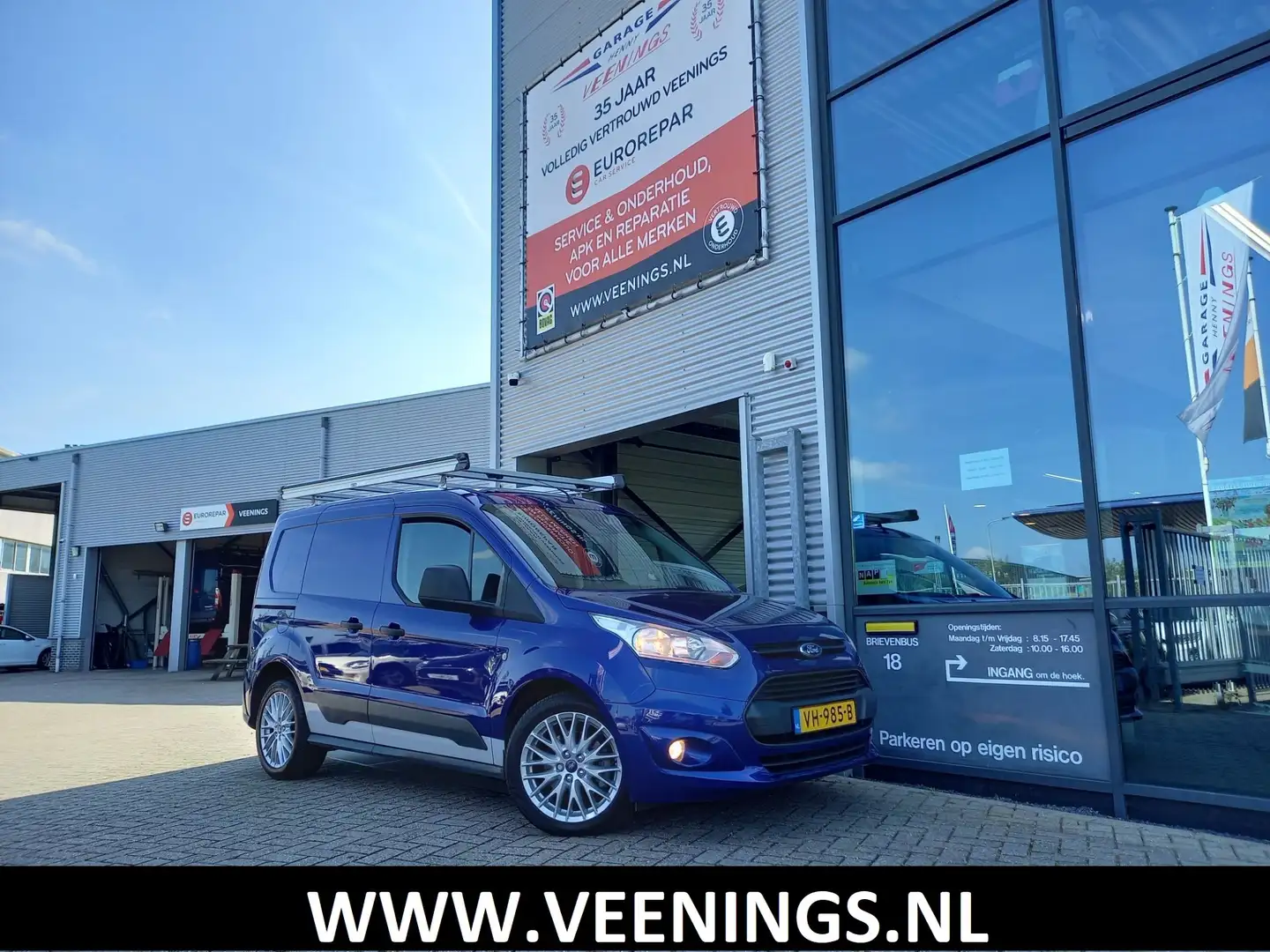 Ford Transit Connect 1.6 TDCI L1 Trend - CAMERA - PDC - TREKHAAK - AIRC Azul - 1