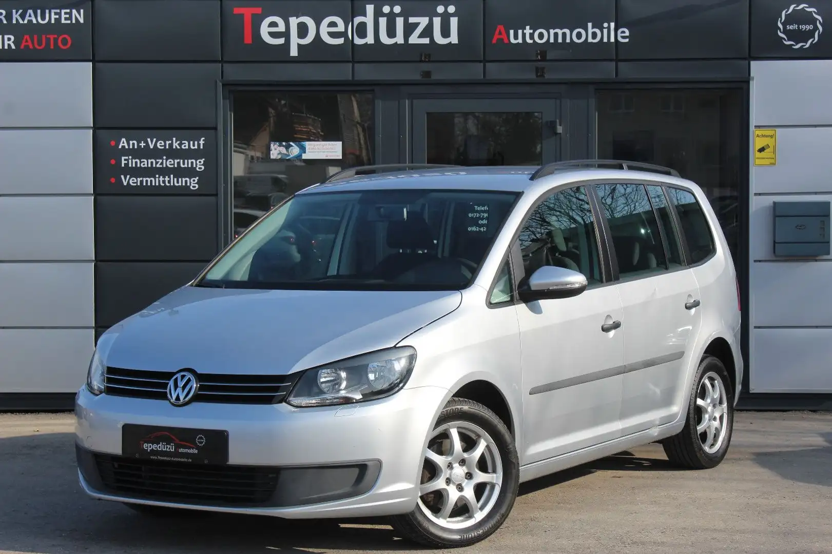 Volkswagen Touran Trendline BMT*7 SITZER*AHK*PDC*SHZ*KLIMA Argent - 1