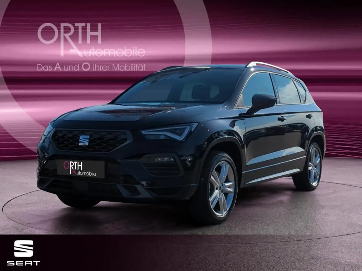 SEAT Ateca FR 1.5TSI 150PS 6-Gang PANO NAVI AHK LED Noir - 1
