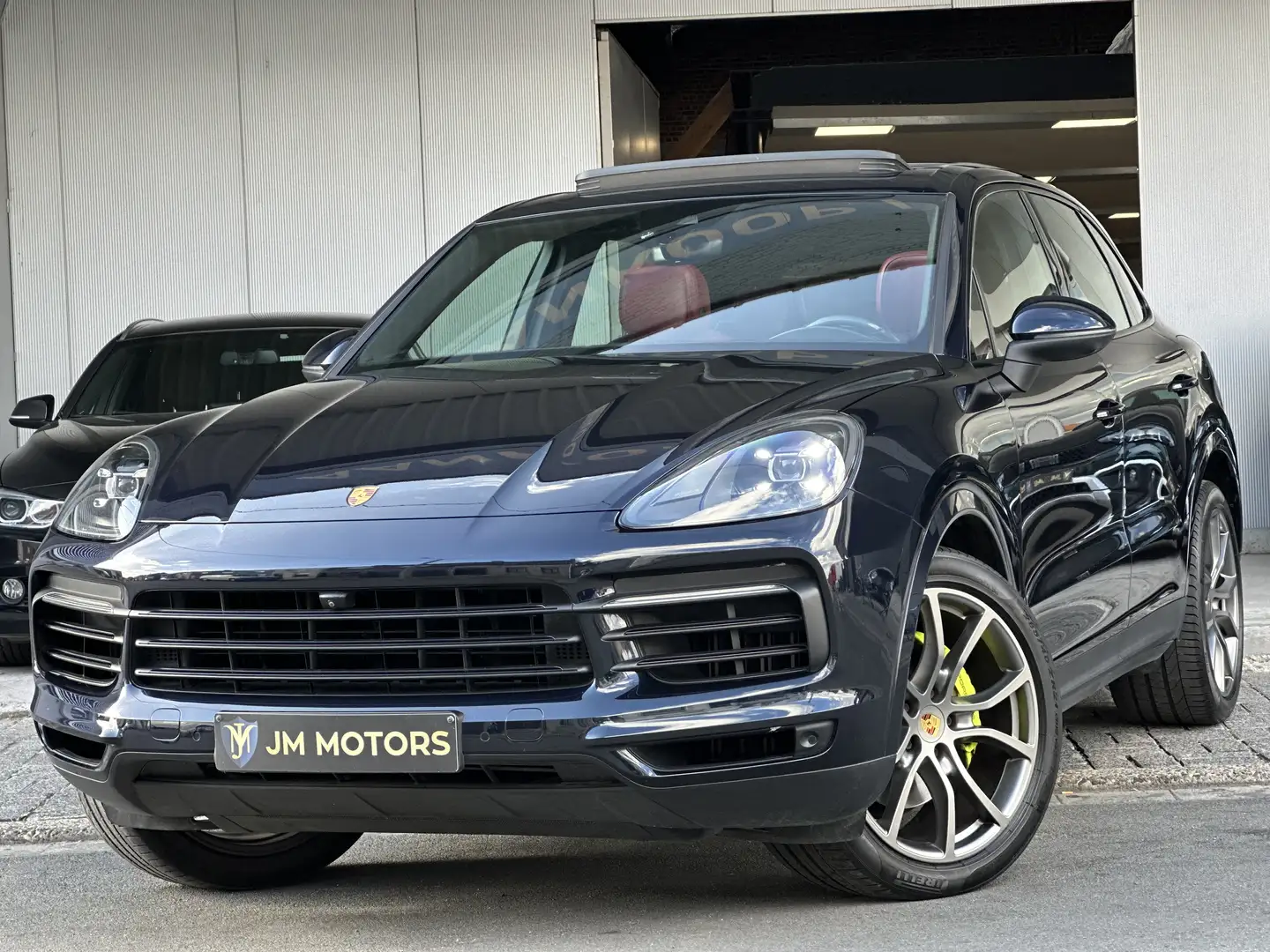 Porsche Cayenne E-Hybrid Tiptronic S Chrono Pakket Blauw - 1