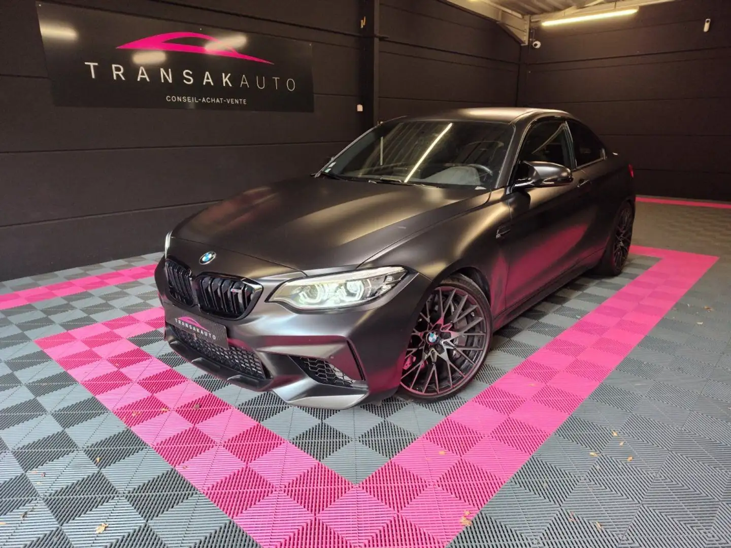 BMW M2 COMPETITION F87 410 ch M DKG7 /Harman Kardon/Ligne complète Scorpion à clapets/Caméra Blauw - 1