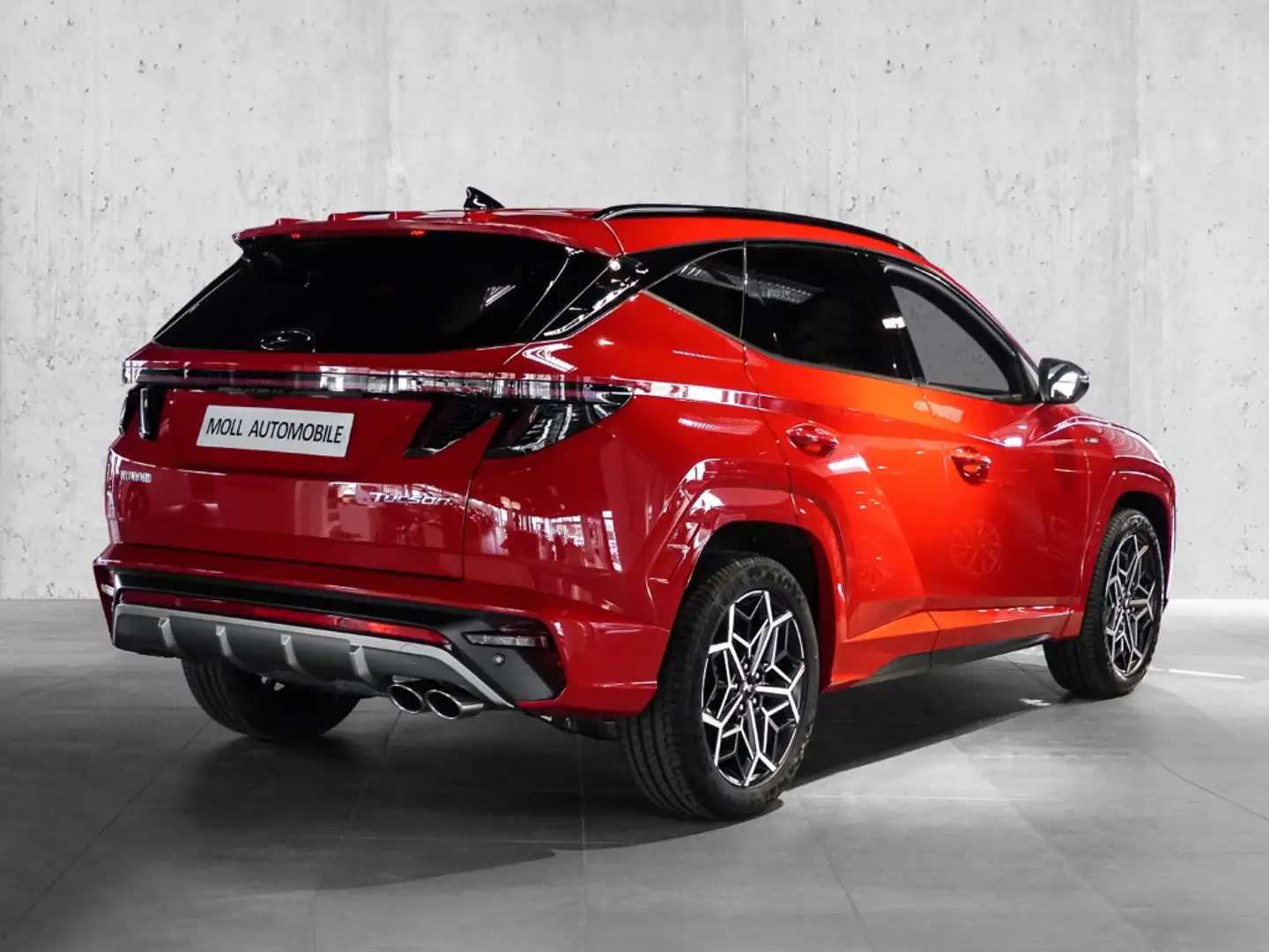 Hyundai TUCSON N Line Mild-Hybrid 4WD 1.6 T-GDI Assist.-Paket Rot - 2