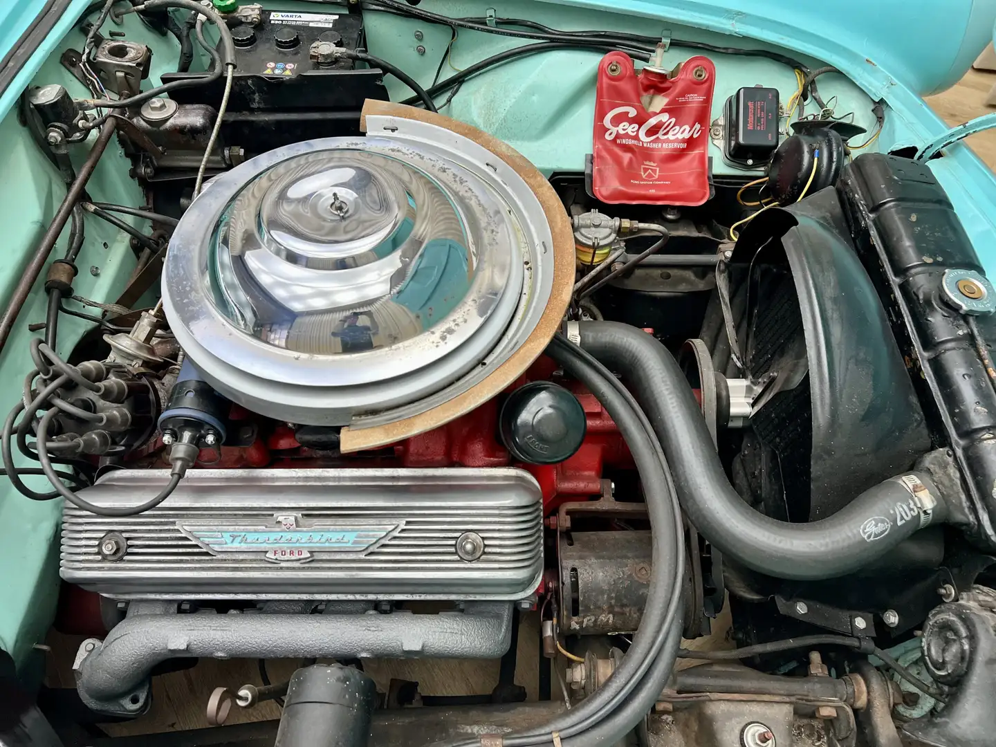 Ford Thunderbird Cabriolet *Rock & Roll* 1955 / First Generation / Verde - 2