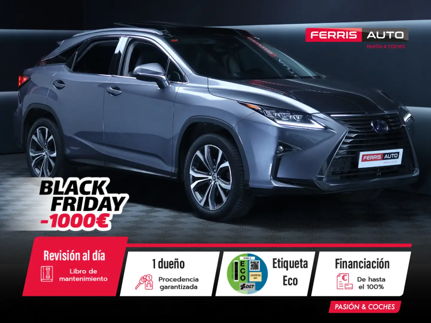 Lexus RX 450h Executive Gris - 1