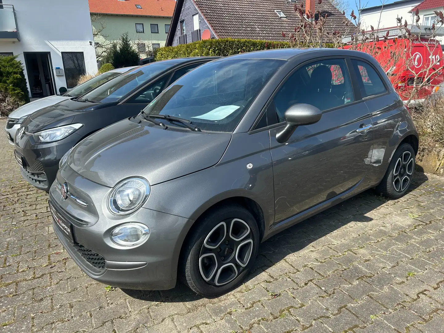 Fiat 500 1.0 Mild Hybrid Club 1. Hand Klima Apple CarPlay Grau - 2