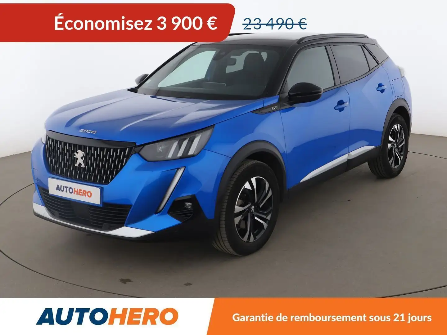 Peugeot 2008 1.5 Blue-HDi GT EAT8 Bleu - 1