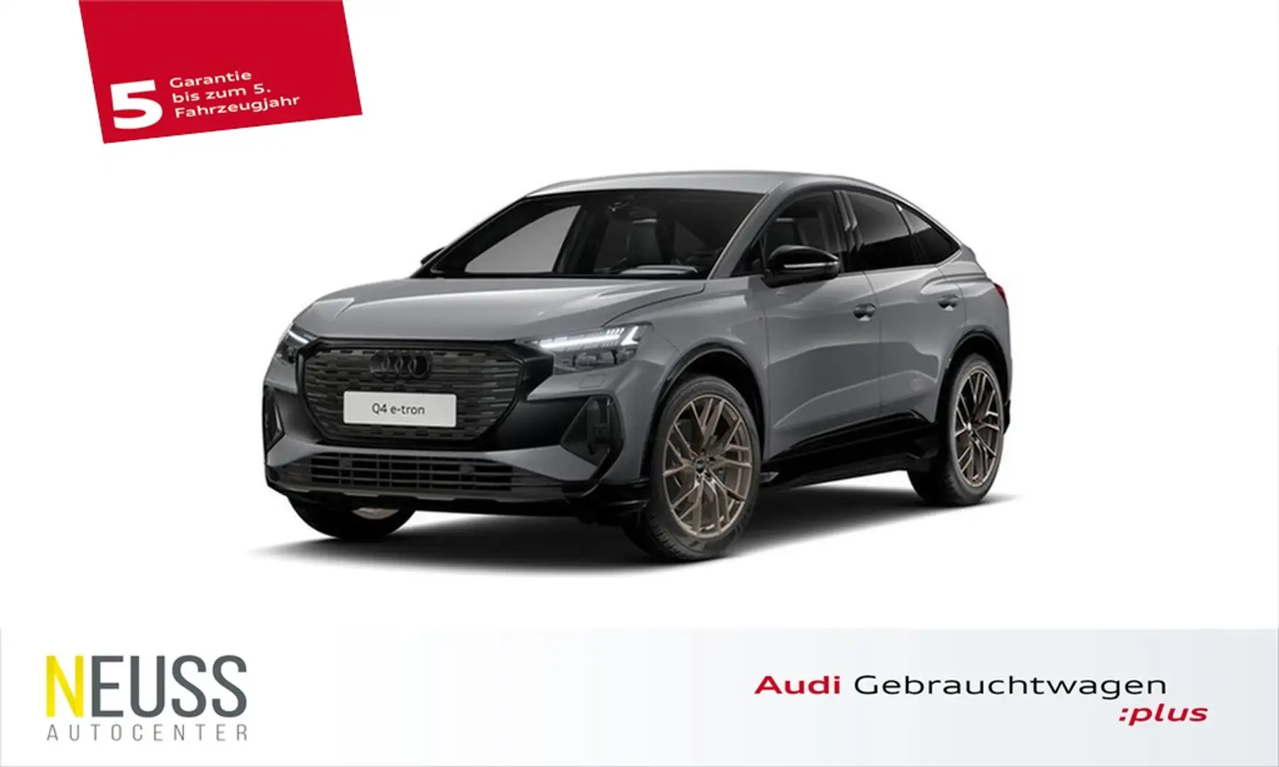Audi Q4 e-tron Sportback 55 quattro Gris - 1