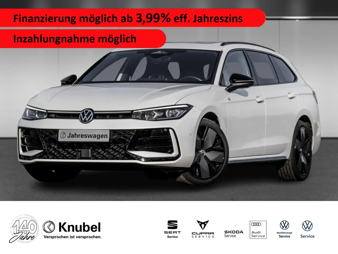 Volkswagen Passat Variant R-Line 2.0 TDI DSG AHK/AreaView/PANO/STANDH/Har... Weiß - 1