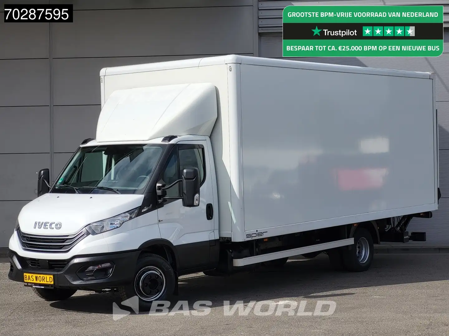 Iveco Daily 70C21 3.0L Automaat Luchtvering Laadklep 210PK Air Wit - 1