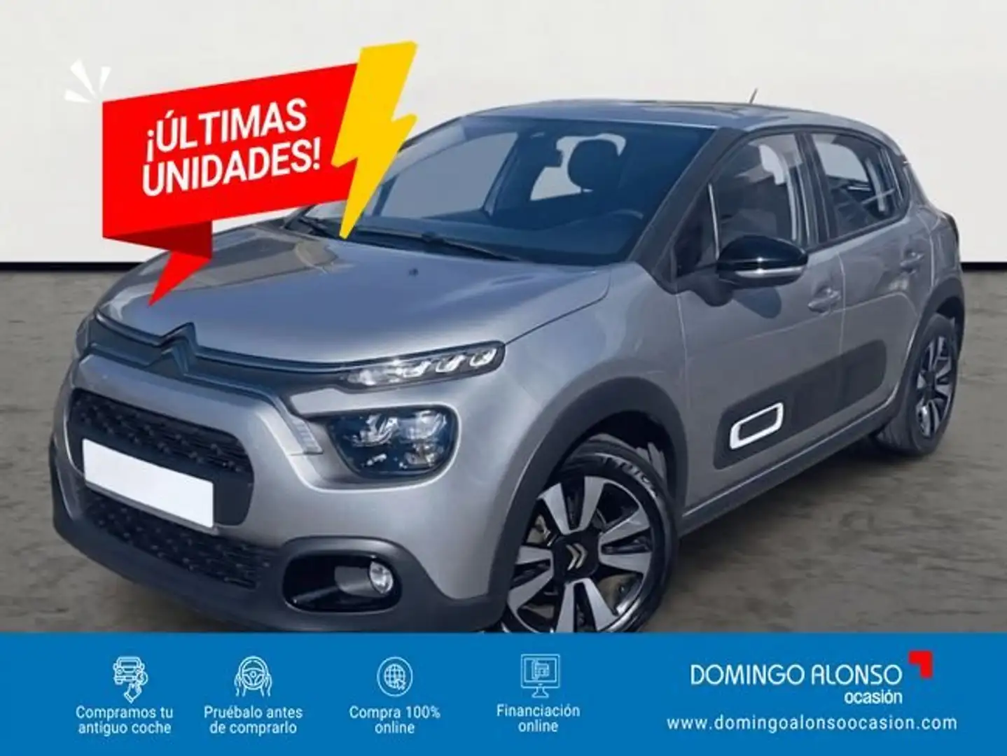 Citroen C3 Nuevo PureTech 83 S&S Shine Gris - 1
