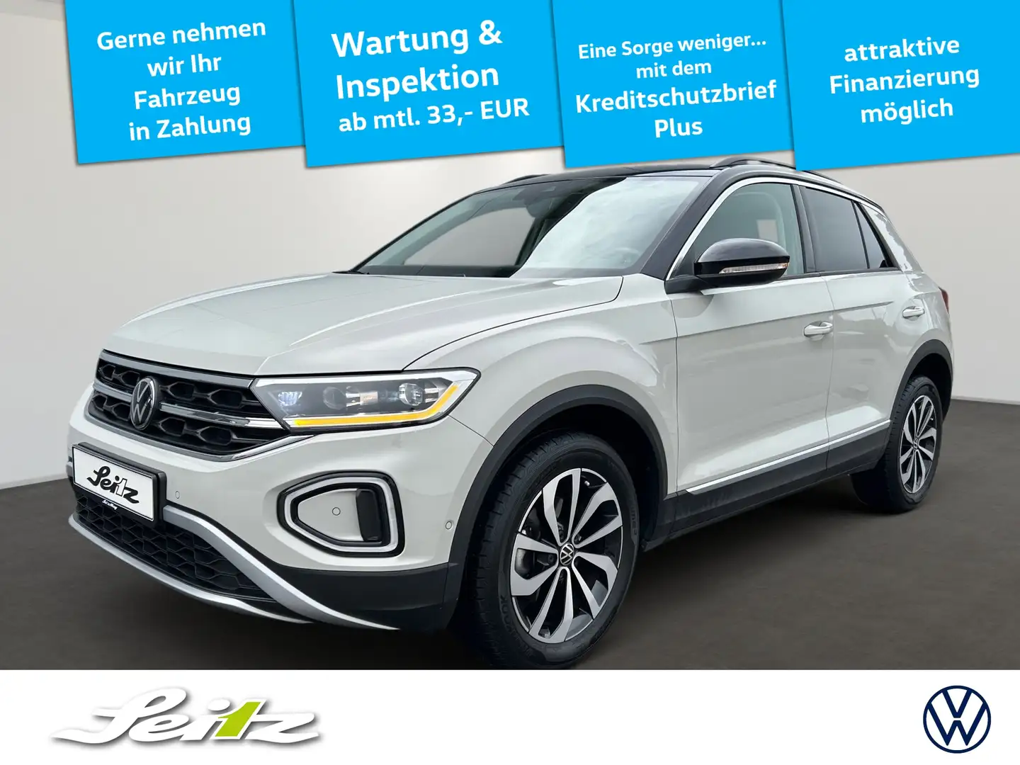 Volkswagen T-Roc 1.0 TSI Style *AHK*KAMERA*NAVI*LED* Gris - 1