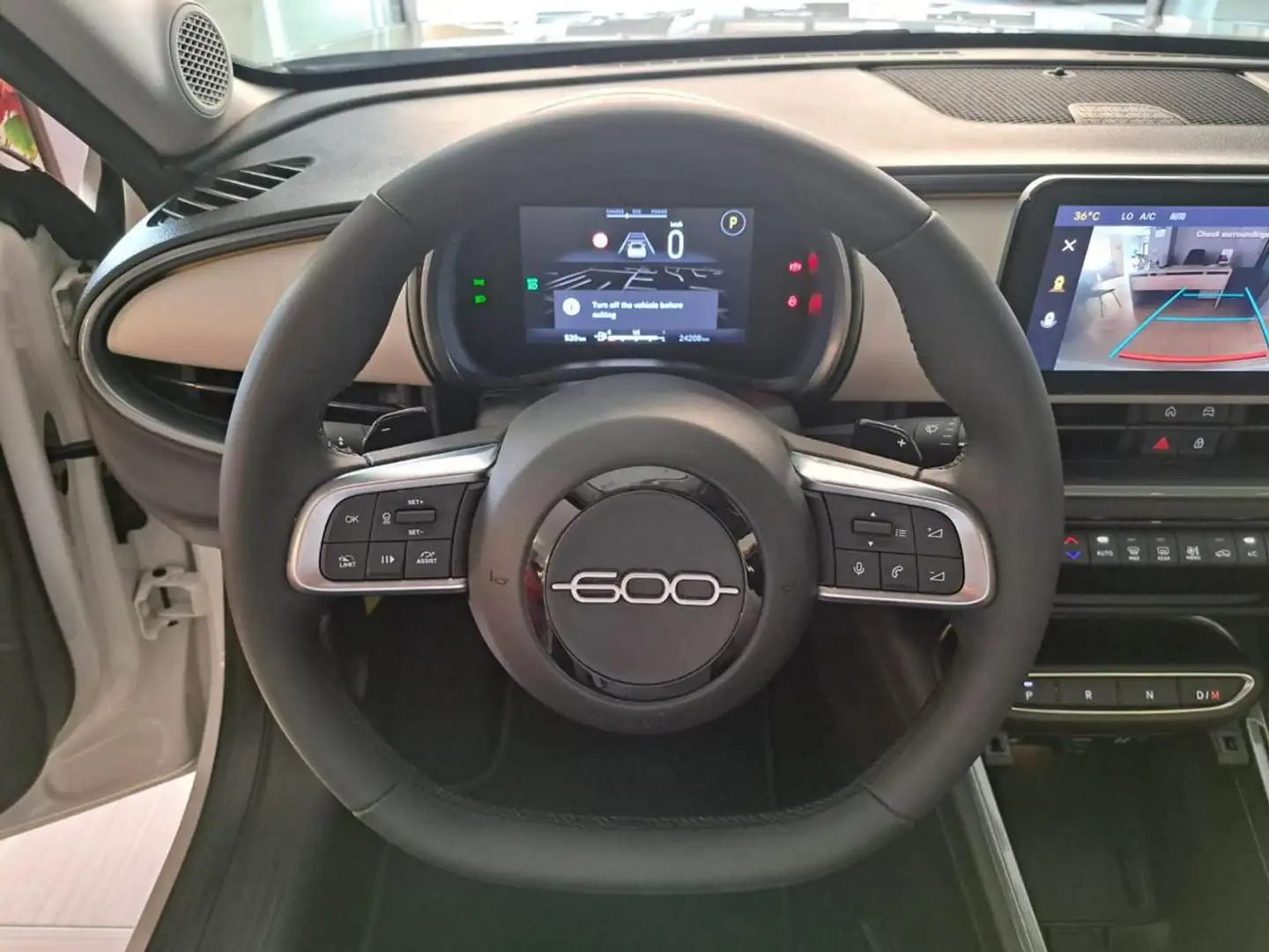 Fiat 600 Hybrid 100 CV DCT MHEV La Prima Weiß - 2