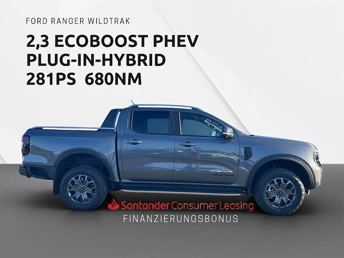 Ford Ranger Ranger DK Wildtrak e-4WD 2.3 EcoBoost 11,8kWhAu... Grau - 2