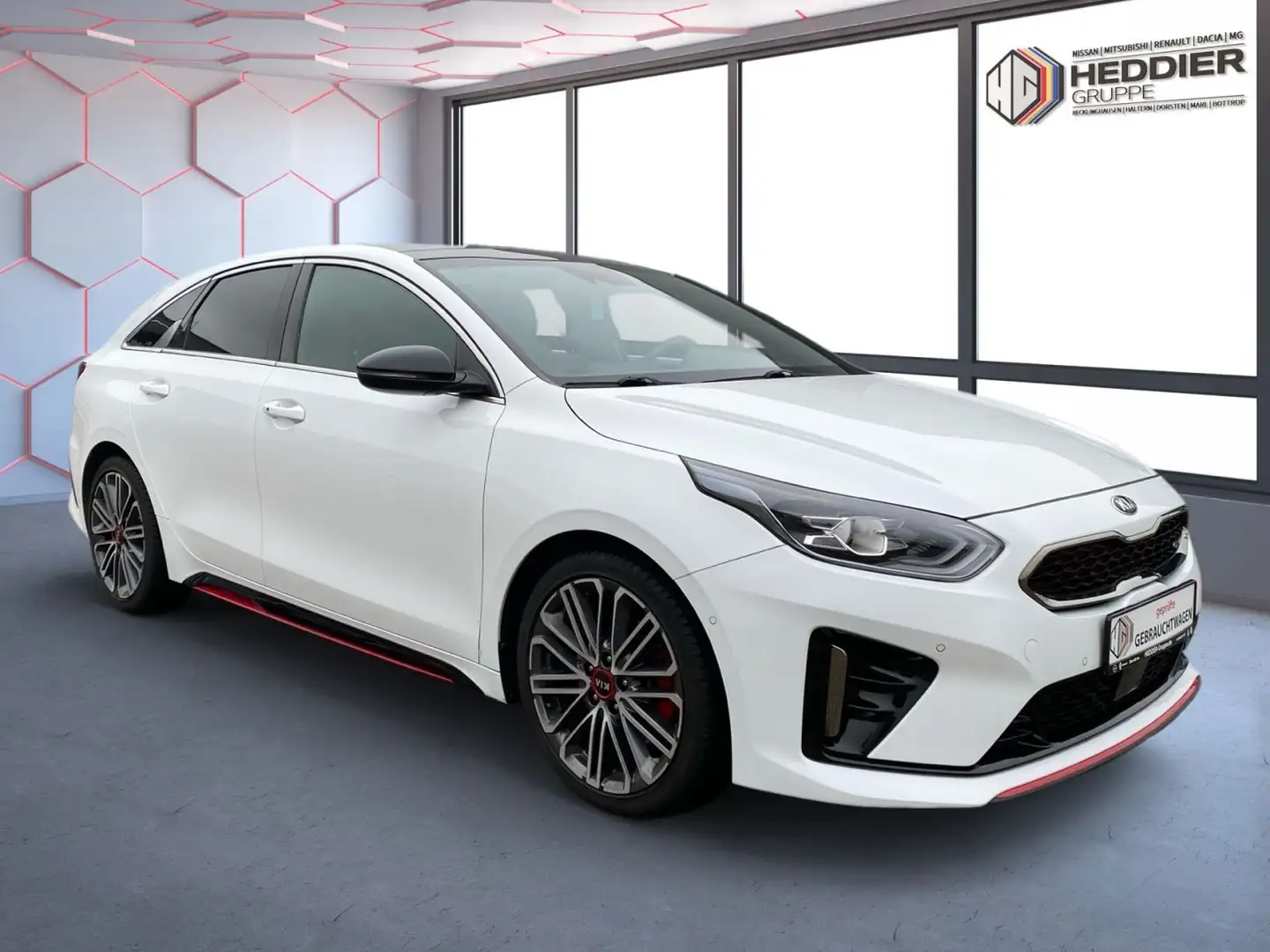 Kia ProCeed / pro_cee'd Proceed 1.6 DCT T-GDi GT *Glasdach*Allwetter18Z* Weiß - 2
