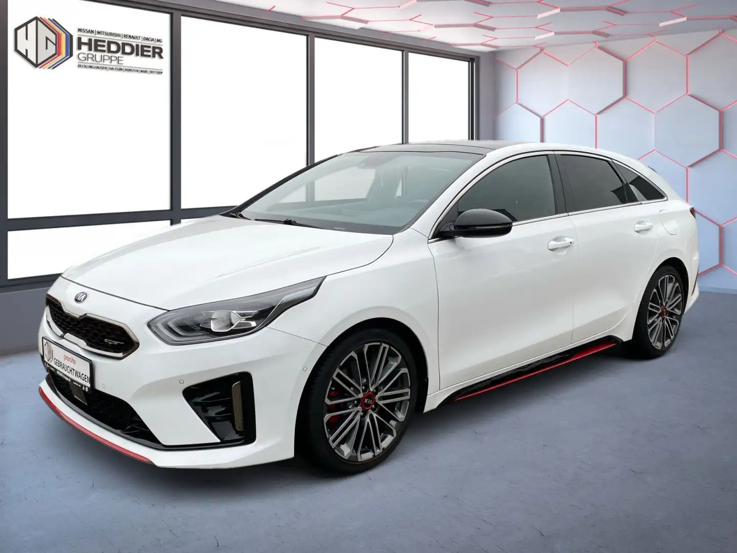 Kia ProCeed / pro_cee'd Proceed 1.6 DCT T-GDi GT *Glasdach*Allwetter18Z* Weiß - 1